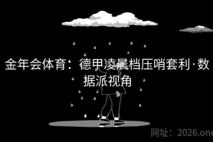 金年会体育：德甲凌晨档压哨套利·数据派视角