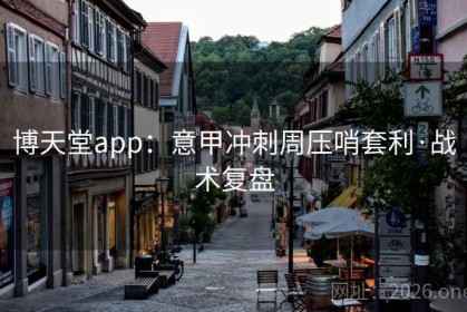 博天堂app：意甲冲刺周压哨套利·战术复盘