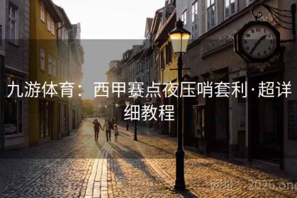 九游体育：西甲赛点夜压哨套利·超详细教程