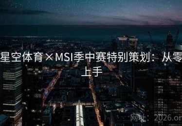星空体育×MSI季中赛特别策划：从零上手